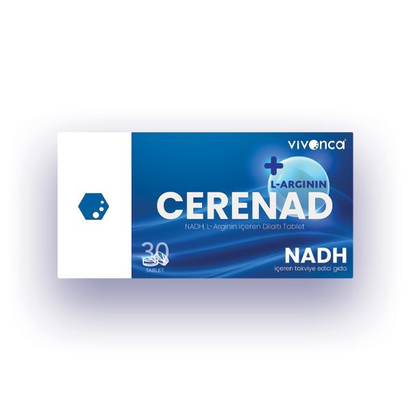 CERENAD + ARGININE NADH,L-Arjinin İçeren Dilaltı Tablet Takviye Edici Gıda