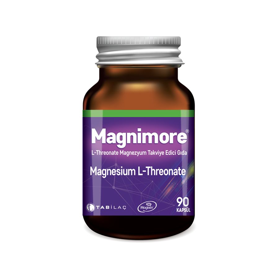 Magnimore L-Threonate Magnezyum Takviye Edici Gıda 90 Kapsül