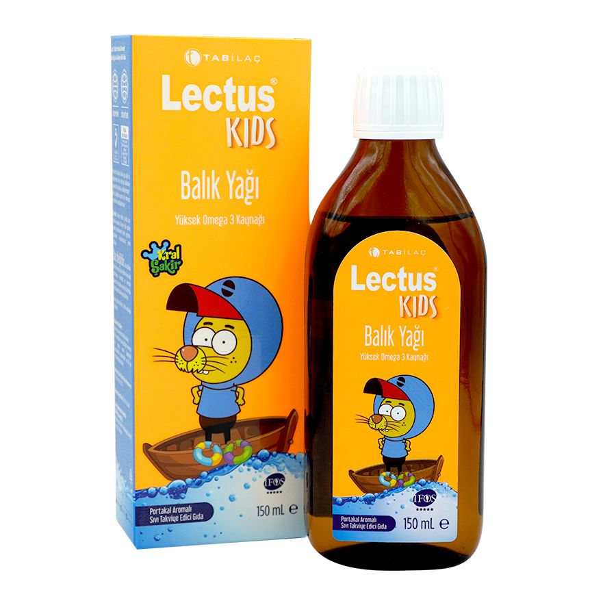 Lectus Kids Portakal AromalıBalık Yağı