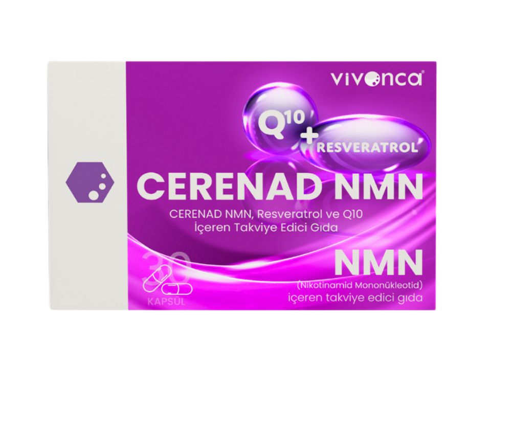 CERENAD NMN Resveratrol ve Koenzim Q10 İçeren Takviye Edici Gıda