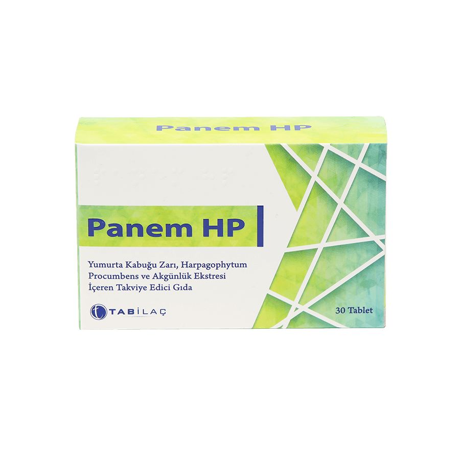 Panem HP Yumurta Kabuğu Zarı, Harpagophytum Procumbens ve Akgünlük Ekstresi İçeren TEG