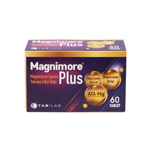  Magnimore Plus Magnezyum İçeren Takviye Edici Gıda 60 Tablet