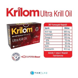  Krilom Ultra Krill Oil Krilom® Ultra Krill Yağı İçeren Takviye Edici Gıda