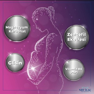  Nbtlife Femvit Zencefil Ekstresi, Vitamin B6, Glisin ve Magnezyum İçeren Takviye Edici Gıda