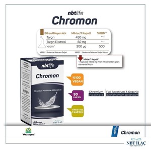  Nbtlife Chromon Krom ve Tarçın Ekstresi İçeren Takviye Edici Gıda