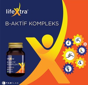  Lifextra B Aktif Kompleks Takviye Edici Gıda