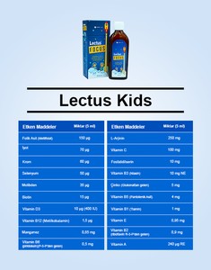  Lectus Focus Fosfatidilserin, L-Arjinin, Multivitamin ve Multimineral Sıvı Takviye Edici Gıda