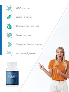  Omega 3 Premium 30 Softgell Kapsül (Balık Yağı 1000 mg, EPA 396 mg, 264 mg)