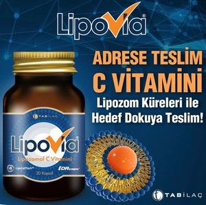  LipoVia Lipozomal Vitamin C, 30 Kapsül